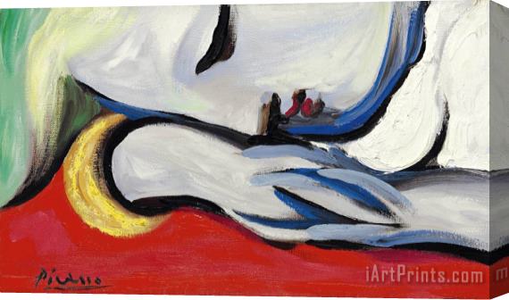 Pablo Picasso At Rest Stretched Canvas Print / Canvas Art