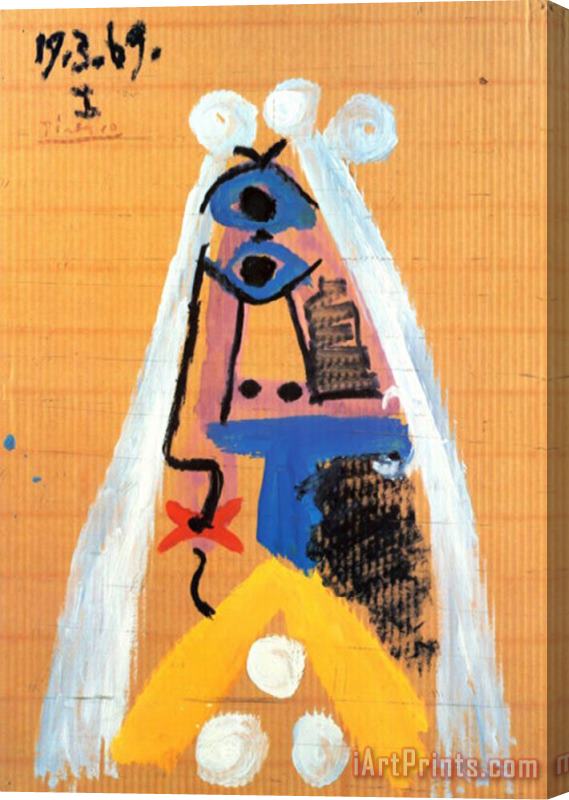 Pablo Picasso Bride 1969 Stretched Canvas Print / Canvas Art