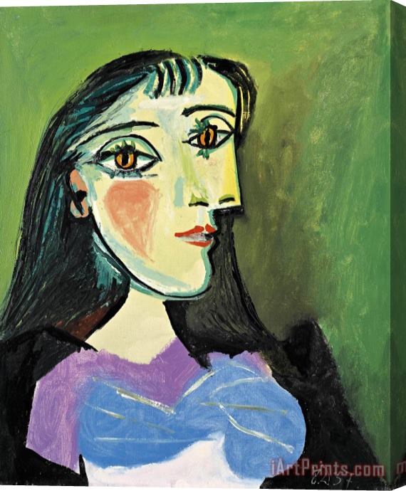 Pablo Picasso Buste De Femme Stretched Canvas Print / Canvas Art
