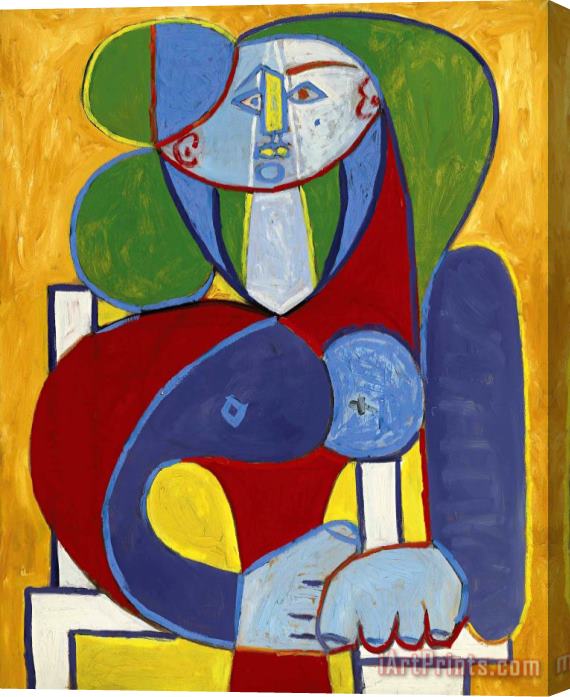 Pablo Picasso Buste De Francoise, 1946 Stretched Canvas Print / Canvas Art