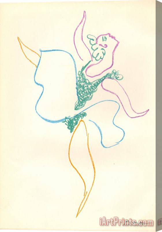 Pablo Picasso Danseuse, 1954 Stretched Canvas Print / Canvas Art