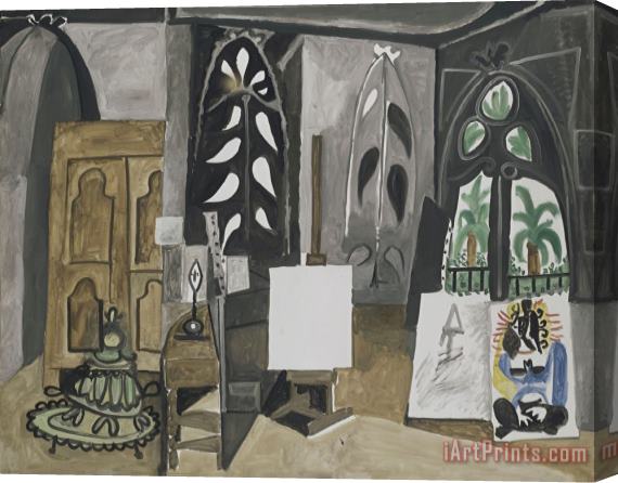 Pablo Picasso L'atelier De La Californie (the Studio at La Californie) Stretched Canvas Print / Canvas Art