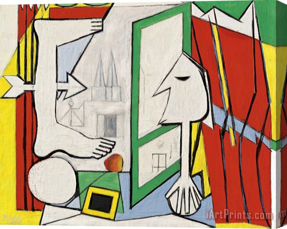 Pablo Picasso La Fenetre Ouverte Stretched Canvas Print / Canvas Art