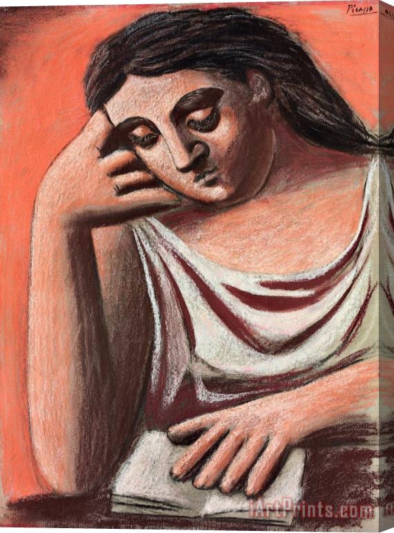 Pablo Picasso La Liseuse, 1921 Stretched Canvas Print / Canvas Art