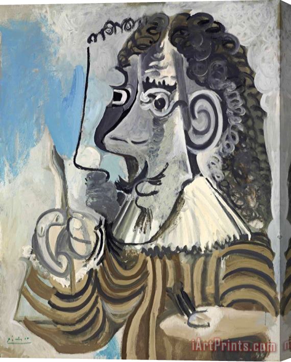 Pablo Picasso Le Peintre, 1967 Stretched Canvas Print / Canvas Art
