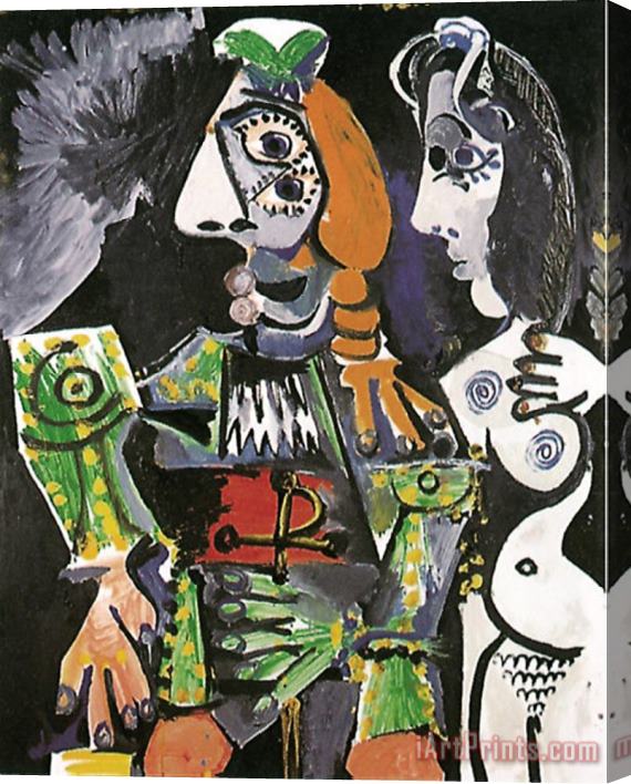 Pablo Picasso Matador E Femme Nue 1970 Stretched Canvas Painting / Canvas Art