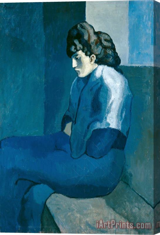 Pablo Picasso Melancholy Woman Stretched Canvas Print / Canvas Art