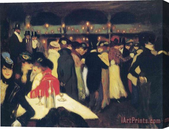 Pablo Picasso Moulin De La Galette 1900 Stretched Canvas Painting / Canvas Art