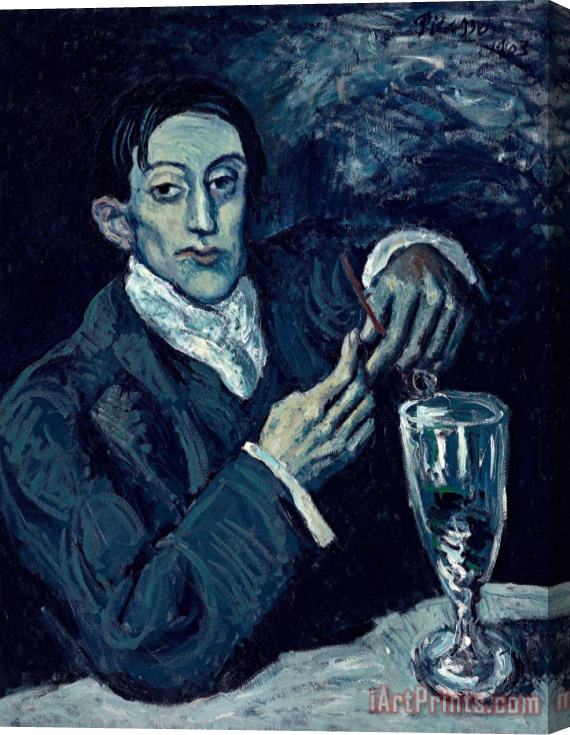 Pablo Picasso Portrait D'angel Fernandez De Soto Stretched Canvas Print / Canvas Art