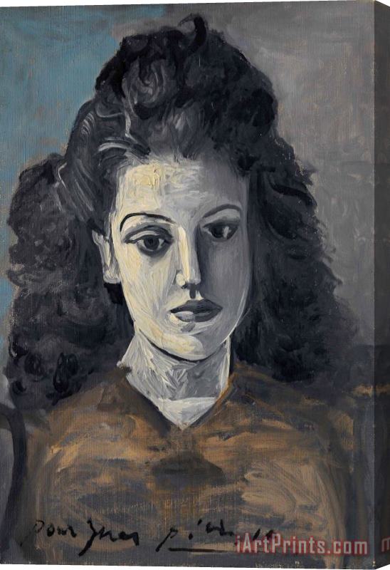 Pablo Picasso Portrait D'ines Stretched Canvas Print / Canvas Art