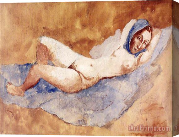 Pablo Picasso Reclining Nude Fernande 1906 Stretched Canvas Print / Canvas Art