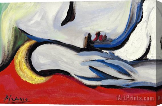 Pablo Picasso Rest Stretched Canvas Painting / Canvas Art