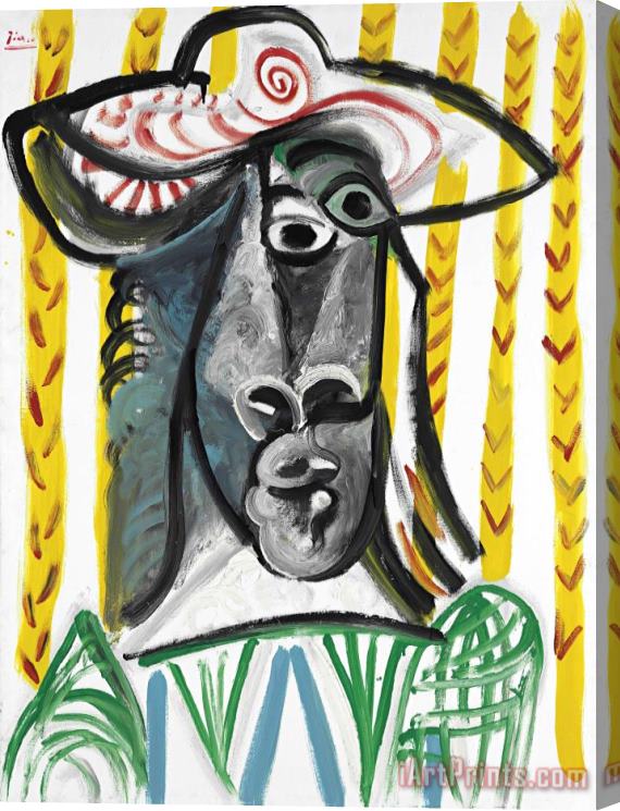 Pablo Picasso Tete Stretched Canvas Print / Canvas Art