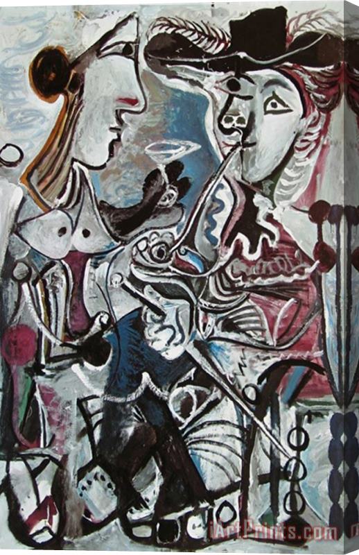Pablo Picasso The Couple Stretched Canvas Painting / Canvas Art