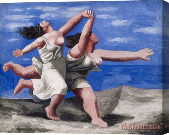 Pablo Picasso Women Running on The Beach C 1922 Stretched Canvas Print / Canvas Art