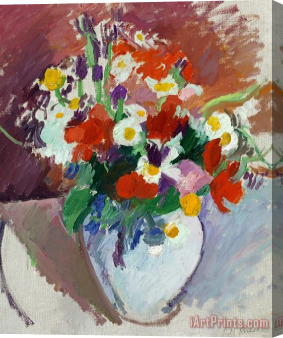 Patrick Henry Bruce Still Life: Flowers in a Vase Stretched Canvas Print / Canvas Art