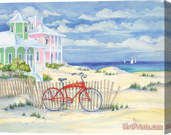 Paul Brent Beach Cruiser Cottage I Stretched Canvas Print / Canvas Art
