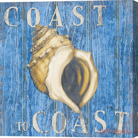 Paul Brent Coastal Usa Conch Stretched Canvas Painting / Canvas Art