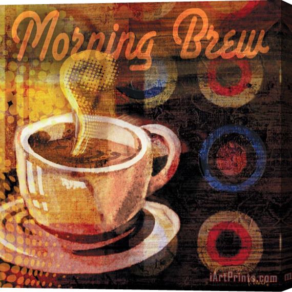 Paul Brent Coffee Break I Stretched Canvas Painting / Canvas Art