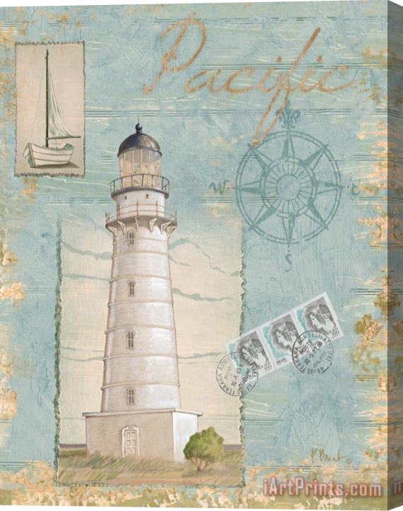 Paul Brent Seacoast Lighthouse II Stretched Canvas Print / Canvas Art