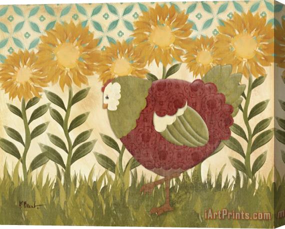Paul Brent Sunny Hen II Stretched Canvas Print / Canvas Art