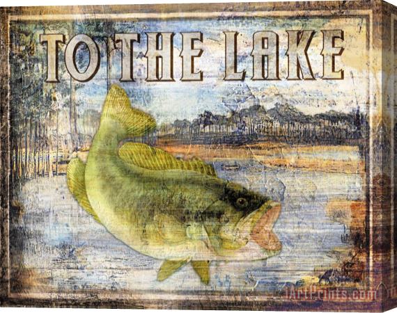 Paul Brent To The Lake Stretched Canvas Print / Canvas Art