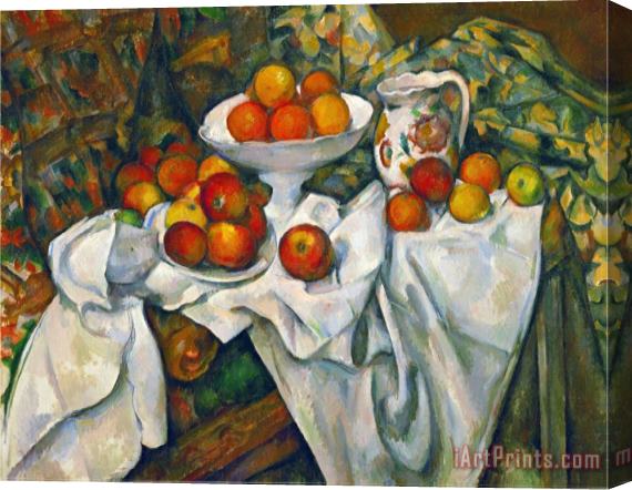 Paul Cezanne Apples And Oranges Stretched Canvas Print / Canvas Art