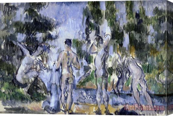 Paul Cezanne Bathers C 1890 Stretched Canvas Painting / Canvas Art