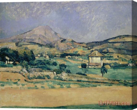 Paul Cezanne Blick Zum Mount Saint Victoire 1882 85 Stretched Canvas Print / Canvas Art