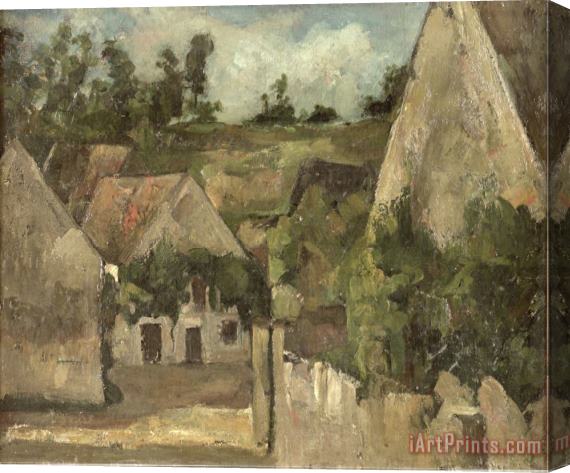 Paul Cezanne Crossroads at The Rue Remy Auvers C 1872 Stretched Canvas Print / Canvas Art