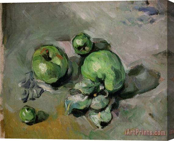 Paul Cezanne Green Apples C 1872 73 Oil on Canvas Stretched Canvas Print / Canvas Art
