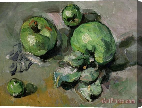 Paul Cezanne Green Apples Stretched Canvas Print / Canvas Art