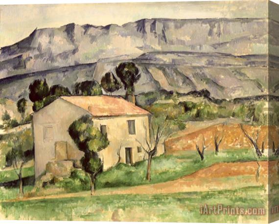 Paul Cezanne House in Provence Stretched Canvas Painting / Canvas Art