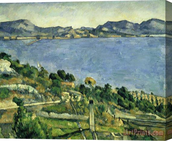 Paul Cezanne L Estaque Landscape in The Gulf of Marseille About 1878 79 Stretched Canvas Print / Canvas Art