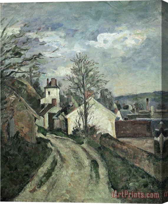 Paul Cezanne La Maison Du Docteur Gachet a Auvers Doctor Gachet's House Auvers France C 1873 Stretched Canvas Print / Canvas Art