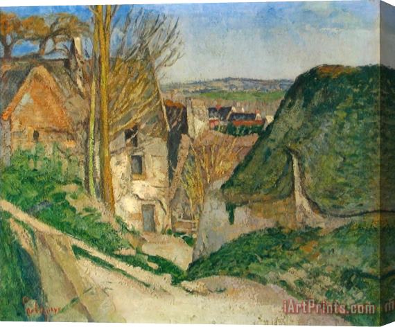 Paul Cezanne La Maison Du Pendu Stretched Canvas Print / Canvas Art