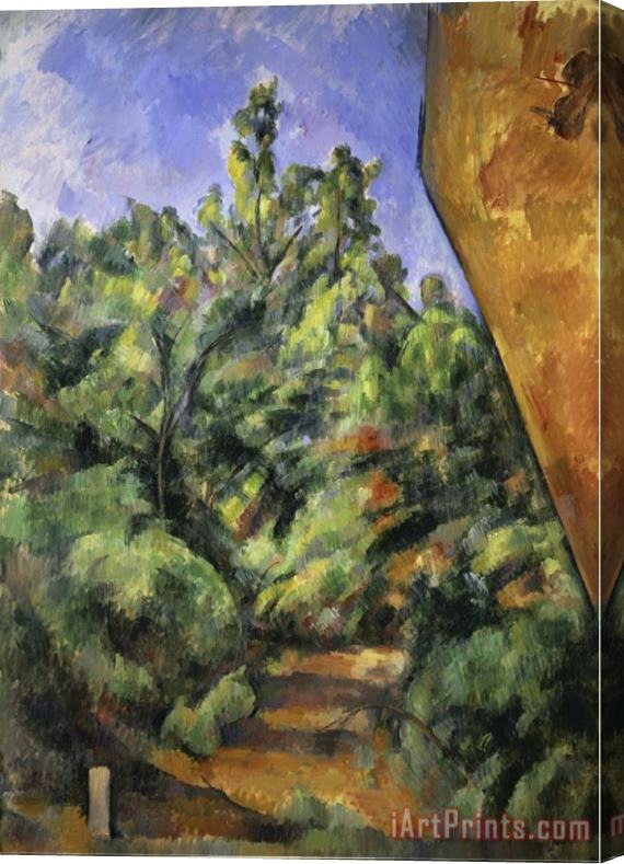 Paul Cezanne Le Rocher Rouge Stretched Canvas Print / Canvas Art