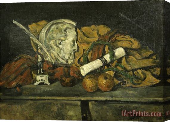 Paul Cezanne Les Accessoires De Cezanne Cezanne's Accessories Stretched Canvas Print / Canvas Art