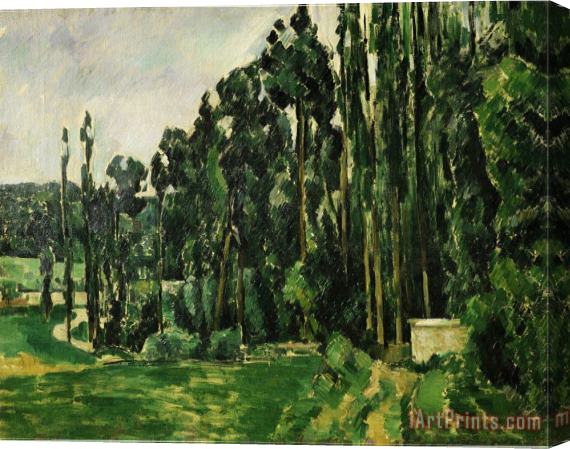 Paul Cezanne Les Peupliers The Poplar Trees 1879 80 Stretched Canvas Painting / Canvas Art