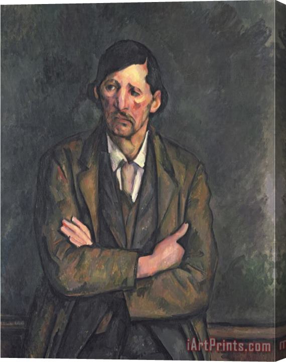 Paul Cezanne Man with Crossed Arms C 1899 Stretched Canvas Print / Canvas Art