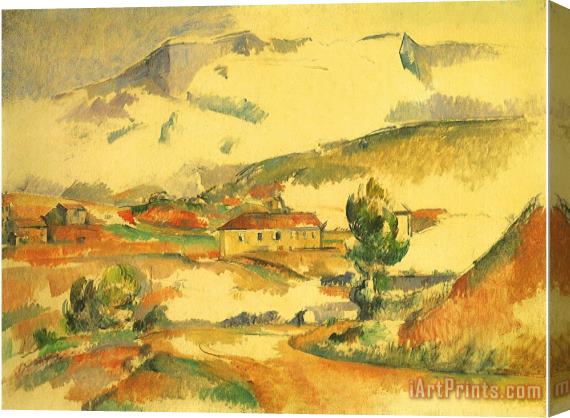 Paul Cezanne Mont Sainte Victoire 1887 Stretched Canvas Print / Canvas Art
