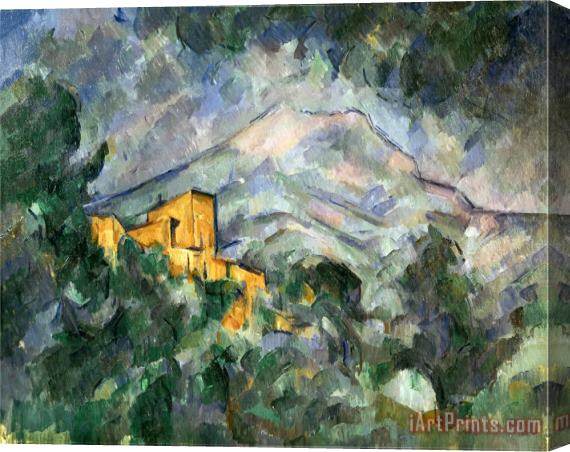 Paul Cezanne Montagne Sainte Victoire And The Black Chateau 1904 06 Stretched Canvas Print / Canvas Art
