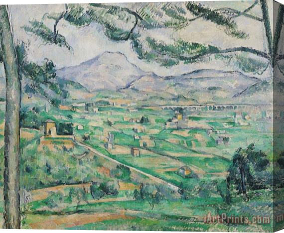 Paul Cezanne Montagne Sainte Victoire Stretched Canvas Painting / Canvas Art