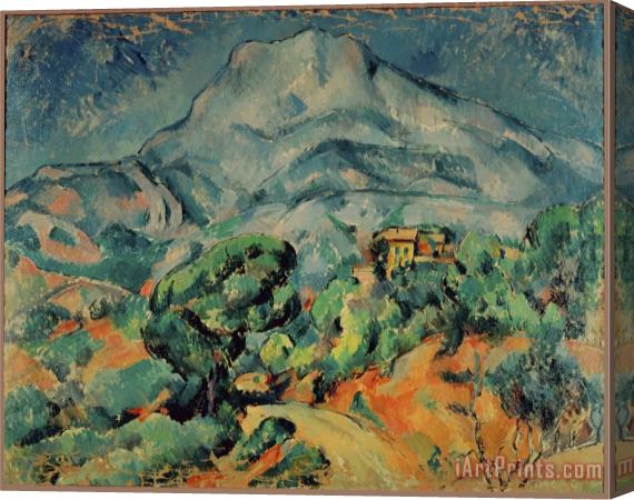 Paul Cezanne Montagne Sainte Victoire View From The South West Stretched Canvas Print / Canvas Art