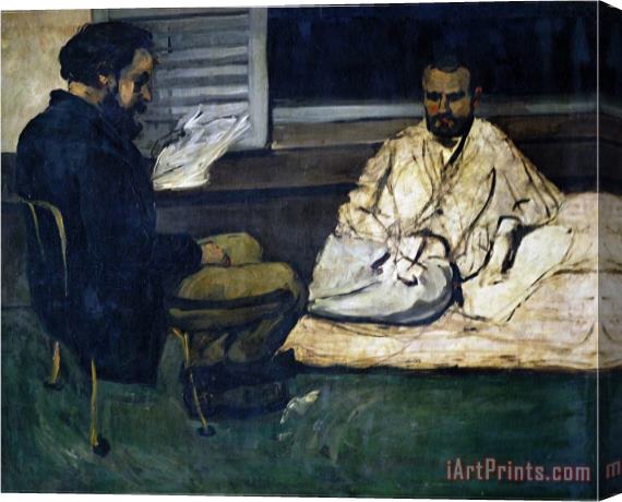 Paul Cezanne Paul Alexis Secretary to Zola Reading to Emile Zola 1869 1870 Stretched Canvas Print / Canvas Art