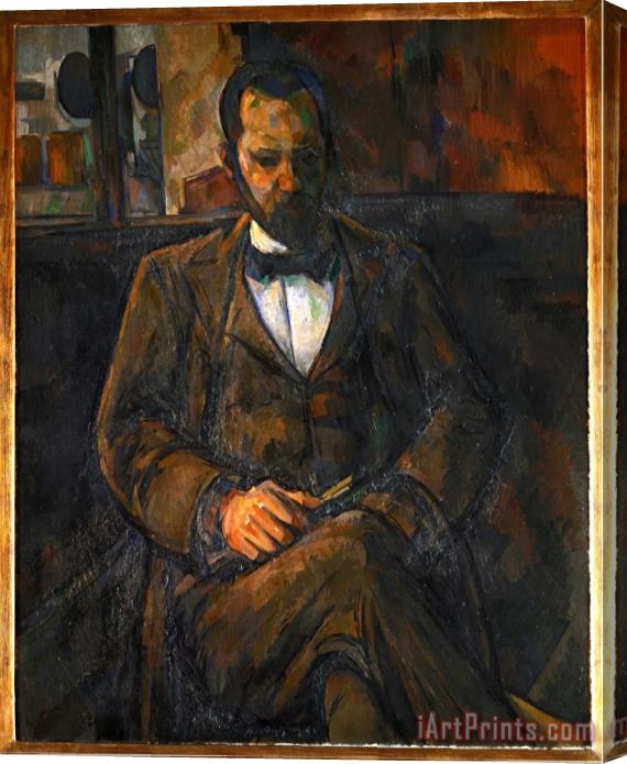 Paul Cezanne Portrait of Ambroise Vollard The Art Dealer Painted 1899 Stretched Canvas Painting / Canvas Art