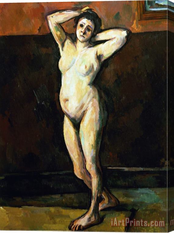 Paul Cezanne Standing Nude Stretched Canvas Painting / Canvas Art