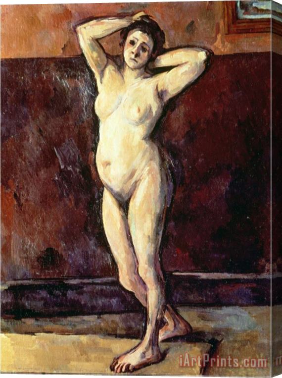 Paul Cezanne Standing Nude Woman C 1898 99 Stretched Canvas Print / Canvas Art
