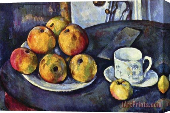 Paul Cezanne Still Life with Cup And Saucer Stretched Canvas Painting / Canvas Art