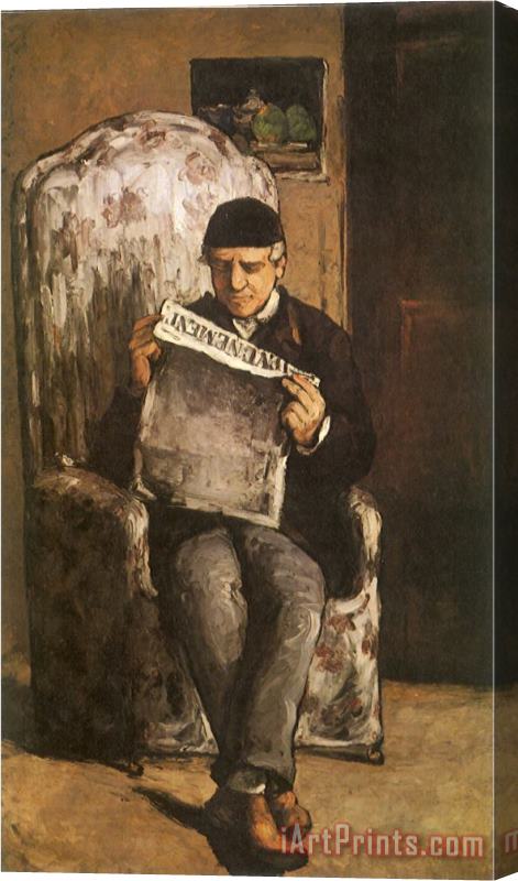 Paul Cezanne The Artist's Father 1866 Stretched Canvas Print / Canvas Art